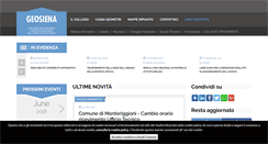 Desktop Screenshot of geosiena.it