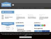Tablet Screenshot of geosiena.it
